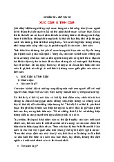 Tâm lý học đại cương: Hiểu về Xúc cảm và Tình cảm trong Đời sống