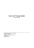 Cùng tìm hiểu về cơ sở văn hóa Trung Quốc 2- Tài liệu tham khảo | Đại học Hoa Sen