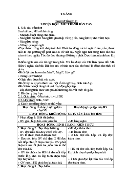 Giáo án buổi 2 Tiếng Việt 2 sách Cánh diều | Tuần 8