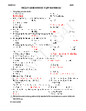 Trắc nghiệm TT Vi Sinh Học | Đại học Văn Lang