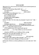 12 Bài tập giao tiếp  - Tiếng Anh cơ sở (FL1128) | Trường Đại học Bách khoa Hà Nội