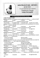 Tài liệu tham khảo Từ vựng ngữ pháp môn English | Trường Đại học Thủy Lợi