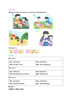 Giải SGK môn Tiếng việt 2 - Bài 17: Tiếng võng kêu (5) | Cánh Diều