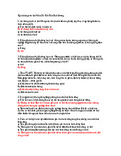 Ngân hàng câu hỏi Môn Xã Hội Học Đại Cương | Xã hội học đại cương | Đại học Nông Lâm Thành phố Hồ Chí Minh