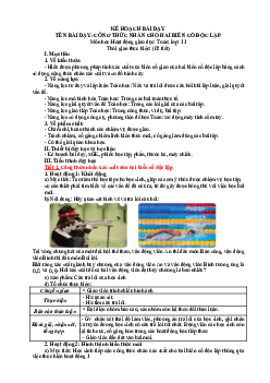 Bài 30: Công thức nhân xác suất cho hai biến cố độc lập | Giáo án Toán 11 Kết nối tri thức