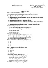 TOP 10 đề thi học kỳ 1 môn Khoa học tự nhiên lớp 8 năm học 2024 - 2025 | Bộ sách Kết nối tri thức