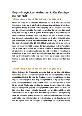 Đoạn văn nghị luận về đức tính khiêm tốn chọn lọc hay nhất