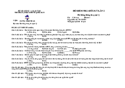 Đề kiểm tra giữa kỳ lần 1  - Môn hệ thống thông tin quản lý | Đại học Kinh Tế Quốc Dân