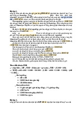 Bài tập xác định trị giá hải quan cho hợp đồng nhập khẩu (CFR) | Môn Nghiệp vụ hải quan - Đại học Kinh Tế Quốc Dân