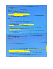 Đề Thi Cuối Kỳ Môn Quản trị marketing | Đại học Kinh Tế Quốc Dân