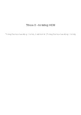 Đề cương môn Tư tưởng Hồ chí minh - Trường Đại học lao động -  xã hội.