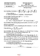Đề Thi Tuyển Sinh 10 Môn Toán Chuyên Sở GD Thái Nguyên 2025-2026 Có Đáp Án