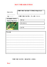 Phiếu Học Tập Văn 6 Kết Nối Tri Thức Bài 7 Thế Giới Cổ Tích