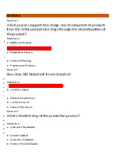 Bài tập có đáp án | Môn Quản lý tổng thể doanh nghiệp - Đại học Sư phạm Kỹ thuật Thành phố Hồ Chí Minh
