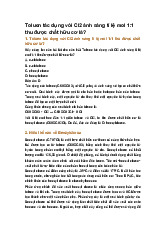 Toluen tác dụng với Cl2 ánh sáng tỉ lệ mol 1:1 thu được chất hữu cơ là?