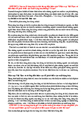 Đáp án Chi tiết về Sản xuất hàng hóa và Giá trị môn Kinh tế chính trị | Trường đại học Mở Hà Nội