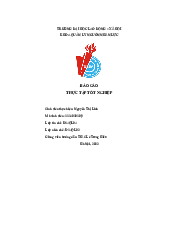 Báo cáo thực tập môn quản trị nhân lực mẫu 10 | Đại học Lao động - Xã Hội