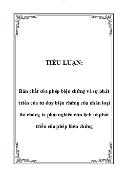 Bản chất của giấy phép chứng minh và sự phát triển của tư vấn chứng cứ của nhân loại | Môn Triết học Mác - Lênin | Đại học Sư Phạm Hà Nội