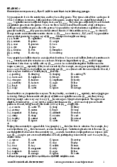 Bài kiểm tra reading môn Tiếng Anh lớp 7