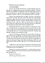 Tiểu luận nhã nhạc cung đình huế - Văn hóa du lịch | Trường Đại học Văn hóa Hà Nội