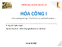 Chương 6: Khuấy trộn chất lỏng | Bài giảng môn quá trình thiết bị | Đại học Bách khoa hà nội