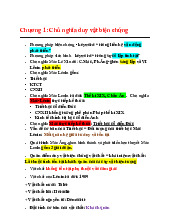 Ôn tập triết học mác lê nin Chủ nghĩa duy vật biện chứng | Học viện Nông nghiệp Việt Nam