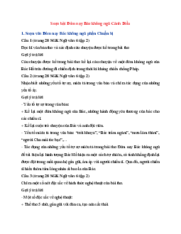 Soạn bài Đêm nay Bác không ngủ | Ngữ Văn 6 Cánh Diều tập 2