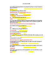 Bộ câu hỏi có đáp án môn Công nghệ thông tin| Trường Đại học Công nghệ Giao thông vận tải