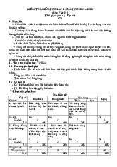 Giáo án điện tử Khoa học tự nhiên 6 Chân trời sáng tạo : Kiểm tra giữa học kì 2