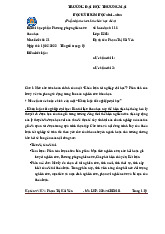 Bài thi hết học phần: Phương pháp nghiên cứu khoa học - Mã đề 51 | Trường Đại học Thương Mại