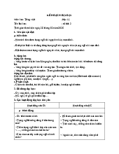 trạng ngữ chỉ thời gian nơi chốn