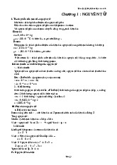 Tóm tắt Lý thuyết Hóa học 10