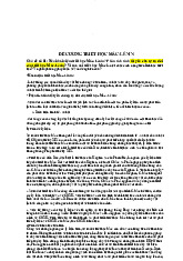 Đề cương Triết học Mác-Lênin - Lí luận Nhà nước & Pháp luật | Trường Đại học Mở Hà Nội