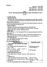 Tài liệu giảng dạy về môn toán lớp 3-tuần 22