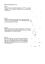 Bài tập Chương 1, phần 2, cơ bản - Vật lý đại cương 2 | Trường Đại học Công nghệ, Đại học Quốc gia Hà Nội