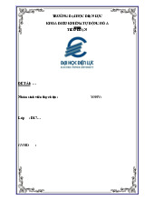 Tiểu luận về Lưới Điện Thông Minh | Đại học Điện lực