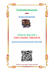 Các chuyên đề Toán 8 theo chương trình mới