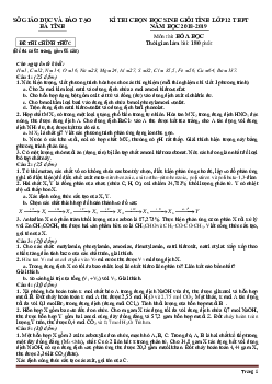 TOP 35 đề thi học sinh giỏi hóa học 12 (có lời giải)