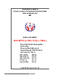 Báo cáo cuối kỳ bơm thuỷ lực trục vít (1, 2, 3 TRỤC) Môn học: Bảo trì và bảo dưỡng công nghiệp | Trường đại học sư phạm kỹ thuật TP. Hồ Chí Minh