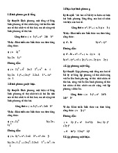 Tổng hợp 7 Hằng Đẳng Thức - Toán 101 - Ôn Tập Cuối Kỳ