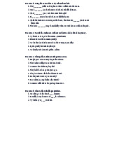 English Grammar Exercises: Verb Forms, Adverbs, and More | Thực tập cơ bản | Trường Đại học Bách Khoa Hà Nội