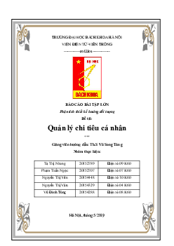 Báo cáo Phân tích đối tượng định hướng thiết kế | Đại học Bách khoa Hà Nội