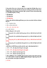 Đề 1 - Môn Kinh tế vĩ mô - Đại Học Kinh Tế - Đại học Đà Nẵng