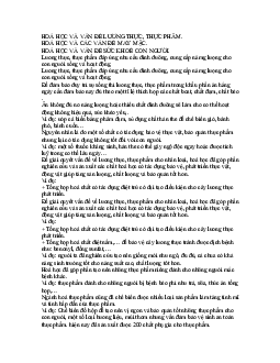 Ứng dụng hóa học trong việc giải quyết vấn đề lương thực