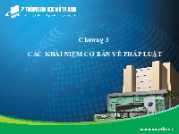 Chương 3: Các Khái Niệm Cơ Bản Về Pháp Luật | Đại học Mở Thành phố Hồ Chí Minh