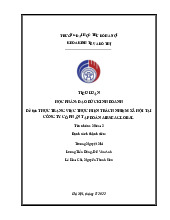 Tiểu luận Trách nhiệm Xã hội tại Công ty AirSea Global | Môn Đạo đức kinh doanh - Đại học Thủ đô Hà Nội