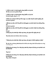 Tài liệu ôn thi và ghi chú quan trọng môn Kinh tế vĩ mô | Trường đại học Mở Hà Nội