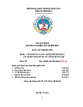 Ảnh hưởng của KOCs tới quyết định mua sản phẩm chăm sóc da của sinh viên hà nội | bài tập nhóm môn nghiên cứu marketing