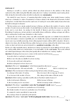 PASSAGE 27_Theme 2. Education (Giáo dục)