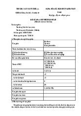 Đề cương chi tiết học phần Cơ học (ô tô) | Trường Đại học Phenikaa